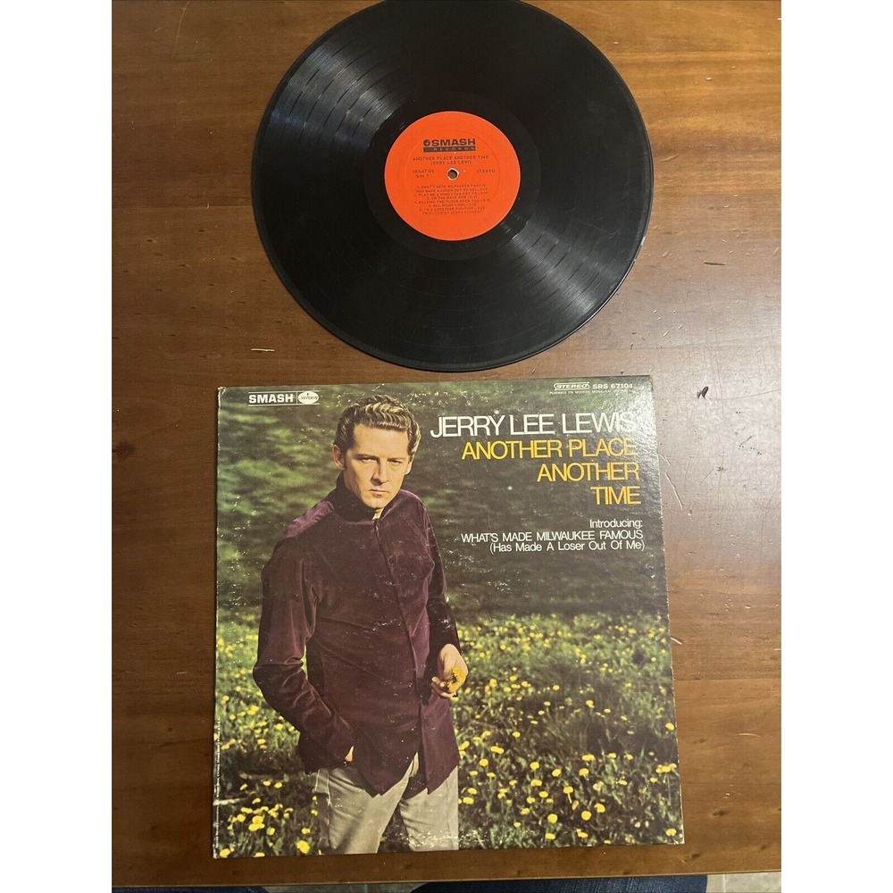 JERRY‎ LEE LEWIS ANOTHER PLACE ANOTHER TIME  VG-